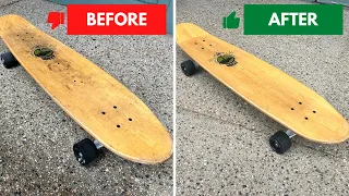 Cleaning your ARBOR Longboard Skateboard and Applying Lucid Grip