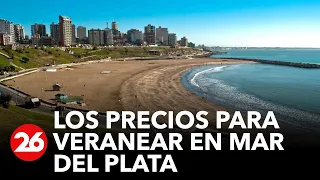 EN VIVO DESDE LA COSTA | Los precios para veranear en Mar del Plata