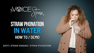 Straw Phonation in Water (Live Demo)