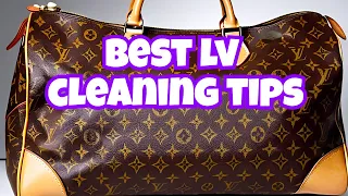 HOW I CLEAN MY LV CANVAS BAGS! PRELOVED LOUIS VUITTON |STYLEDUNDER25