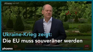 Olaf Scholz und Pedro Sánchez zur Klausur auf Schloss Meseberg am 30.08.22