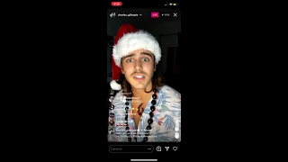 Charlie Gillespie parties and goes on ig live with Madison Reyes Dec 19 2020