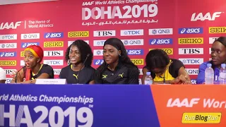 Doha WC 2019 - Women's 4x100m Relay Press Conference