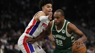 Detroit Pistons vs Milwaukee Bucks Full Game Highlights | January 3 | 2022 NBA Season