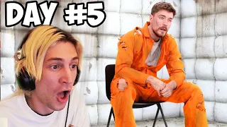 MrBeast Spent 7 Days In Solitary Confinement | xQc Reacts