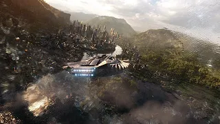 T'Challa Arrives In Wakanda | Black Panther [IMAX 4K]