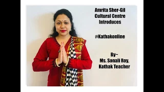 Sonali Roy Online Kathak Lesson 2