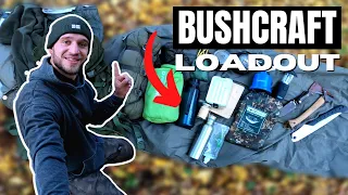 24H BUSHCRAFT OVERNIGHTER LOADOUT | Ausrüstung nach 1 Jahr Bushcraft | Was hat sich verändert ?