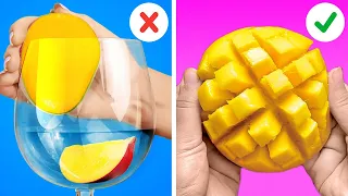 GENIALE OBST-HACKS || SO SCHÄLT UND SCHNEIDET MAN FRÜCHTE