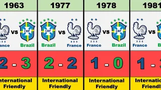 Brazil vs France All Matches in History