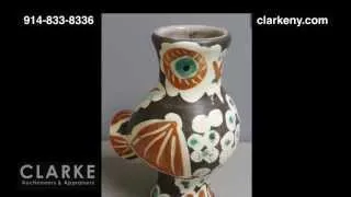 Post Auction | Pablo Picasso - Wood Owl vase | Pablo Picasso | Picasso | Clarke Auction Gallery