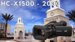 Panasonic HC-X1500, HC-X2000 Video Test 4k 60FPS - Ormond Beach