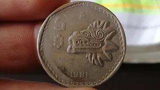 5 PESOS NIKEL QUETZALCOATL si lo tienes te lo compro $$$