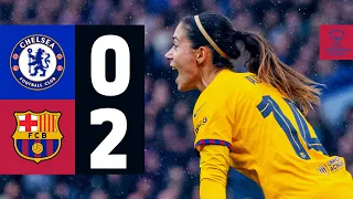 CHELSEA 0 vs 2 FC BARCELONA | UEFA WOMEN'S CHAMPIONS LEAGUE 🔵🔴