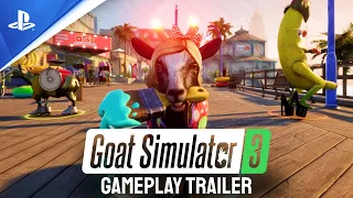 Goat Simulator 3 - Bande-annonce de gameplay - 4K | PS5