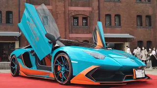 Lamborghini Aventador  LP700-4 Blu Glauco ランボルギーニ アヴェンタドール ブルーグラウコ LEXANI LTS-04 レクサーニホイール