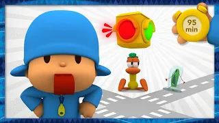 🚦 POCOYO & NINA - Road Safety: Traffic Lights [95 min] ANIMATED CARTOON for Children |FULL episodes