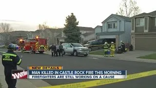 Man killed in Castle Rock house fire