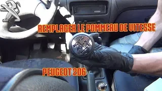 Remplacer le pommeau de vitesse - [Peugeot 206]