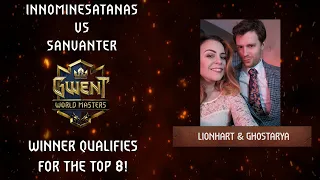 InNomineSatanas vs SaNvAnTeR | Gwent World Masters Winners Match Cast w/ GhostArya