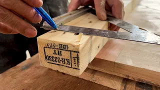 Smart Wood Recycling Project | Creating Beautiful and Charming 3D Effect Tables from used Old Wood