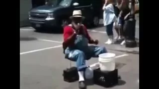 Grandpa Elliot singing live on the streets of New Orleans