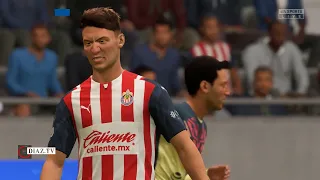 FIFA 22 chivas guadalajara vs club america 8-1