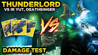 Thunderlord ONE PHASE vs Ir Yut, Deathsinger | Crota's End DPS Test | Destiny 2