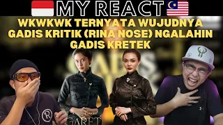 WKWKWK TERNYATA WUJUDNYA GADIS KRITIK (RINA NOSE) NGALAHIN GADIS KRETEK