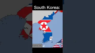 Korea war #shorts #history #capcut #country #viral #like #subscribe #sub #maps #map #video #korea