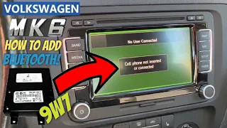 How To Add OEM VW Bluetooth To Your 2011-2015 VW MK6 Jetta! RCD310 RCD510 RNS510