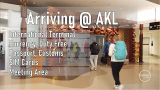 Arriving at Auckland International Airport -AKL- International Arrivals – New Zealand