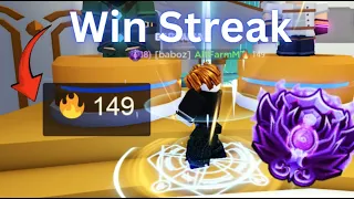 How To Get A 100 WINSTREAK In 1v1s | Roblox Bedwars
