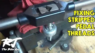 Repairing Stripped Crank Arm Pedal Threads