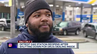 Detroit gas station back open After 45-day closure for drug activity