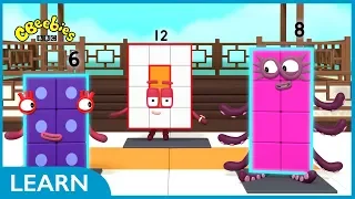 CBeebies | Numberblocks | Ways of a rectangle!