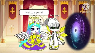 The story of how Arceus and Celestia met Anniversary special Gacha Club Pokémon and MLP