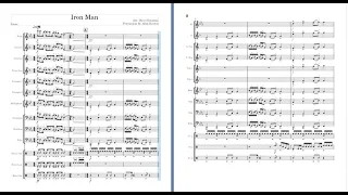 Iron Man Arr. For Marching Band