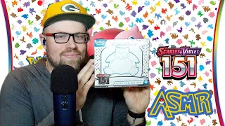 ASMR Pokémon Card Opening: NEW 151 Scarlett and Violet! | Elite Trainer Box #asmr #pokemoncards