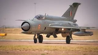 ⚠️ NO HEADPHONES-SUPER LOUD | Indian Air Force MiG 21 SCRAMBLES