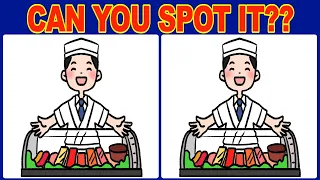 【Spot the difference】Difficult🚨 Only genius can find 3 differences | Japanese Puzzle