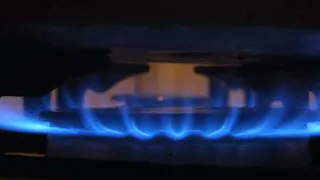 Как горит природный газ...How natural gas burns