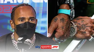 "It's almost a step backwards" | Hamilton responds to FIA tightening rules on jewellery