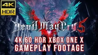 [4K HDR]Devil May Cry 5 Xbox One X Exclusive Demo Gameplay footage