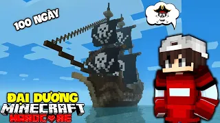 KienRic Tóm Tắt 100 Ngày Sinh tồn trên Đại Dương trong Minecraft Siêu khó !!