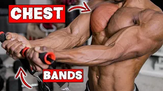 FULL CHEST WORKOUT AT HOME WITH RESISTANCE BAND ONLY!