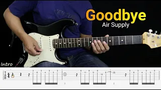 Goodbye - Air Supply - Guitar Cover Instrumental + TAB