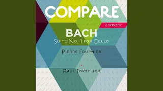 Suite for Cello Solo No. 1 in G Major, BWV 1007: I. Prelude