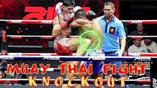 Incredible Muay Thai Fight Highlight Knockout By Powerful livershot RWS Rajadamnern Stadium