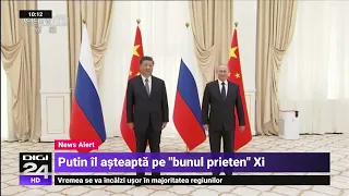 Xi Jinping, așteptat astăzi de Putin la Moscova. „Nu există nici limite şi nici subiecte interzise”